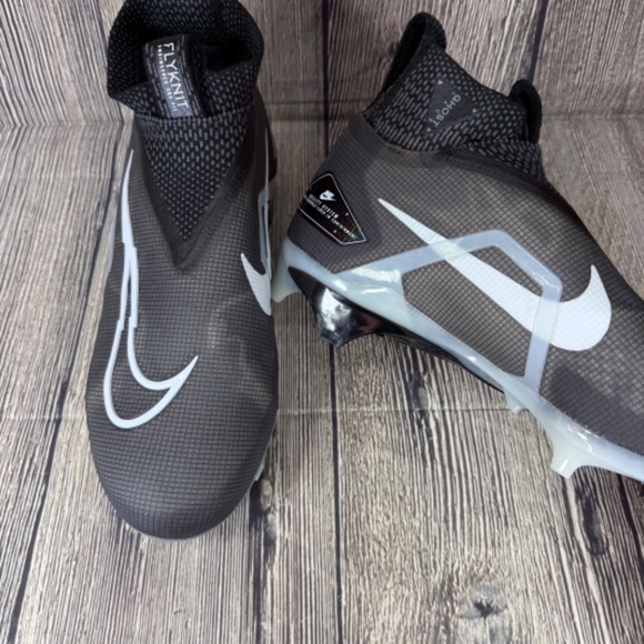 Nike Alpha Menace Elite 3 Flyknit Black/Iron Grey/White Mens CT6648-010 - Picture 6 of 8